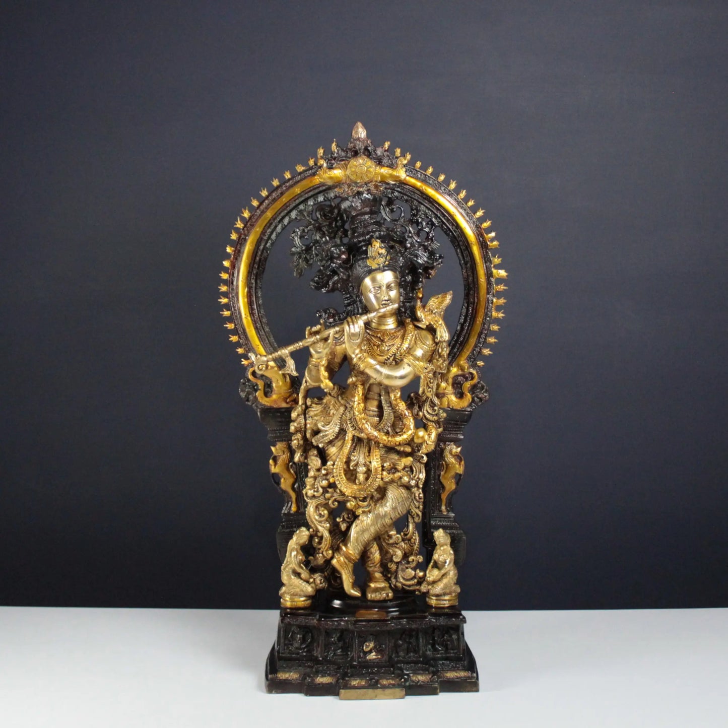Handcrafted Brass Krishna 