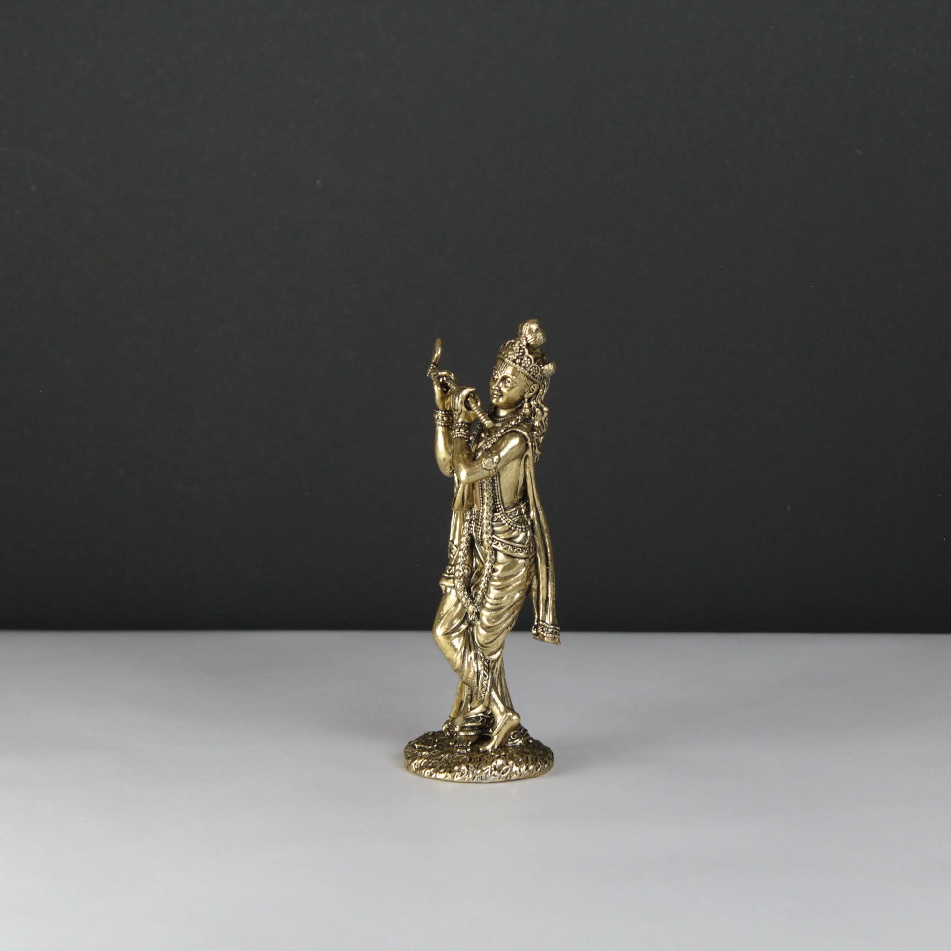Krishna idol brass