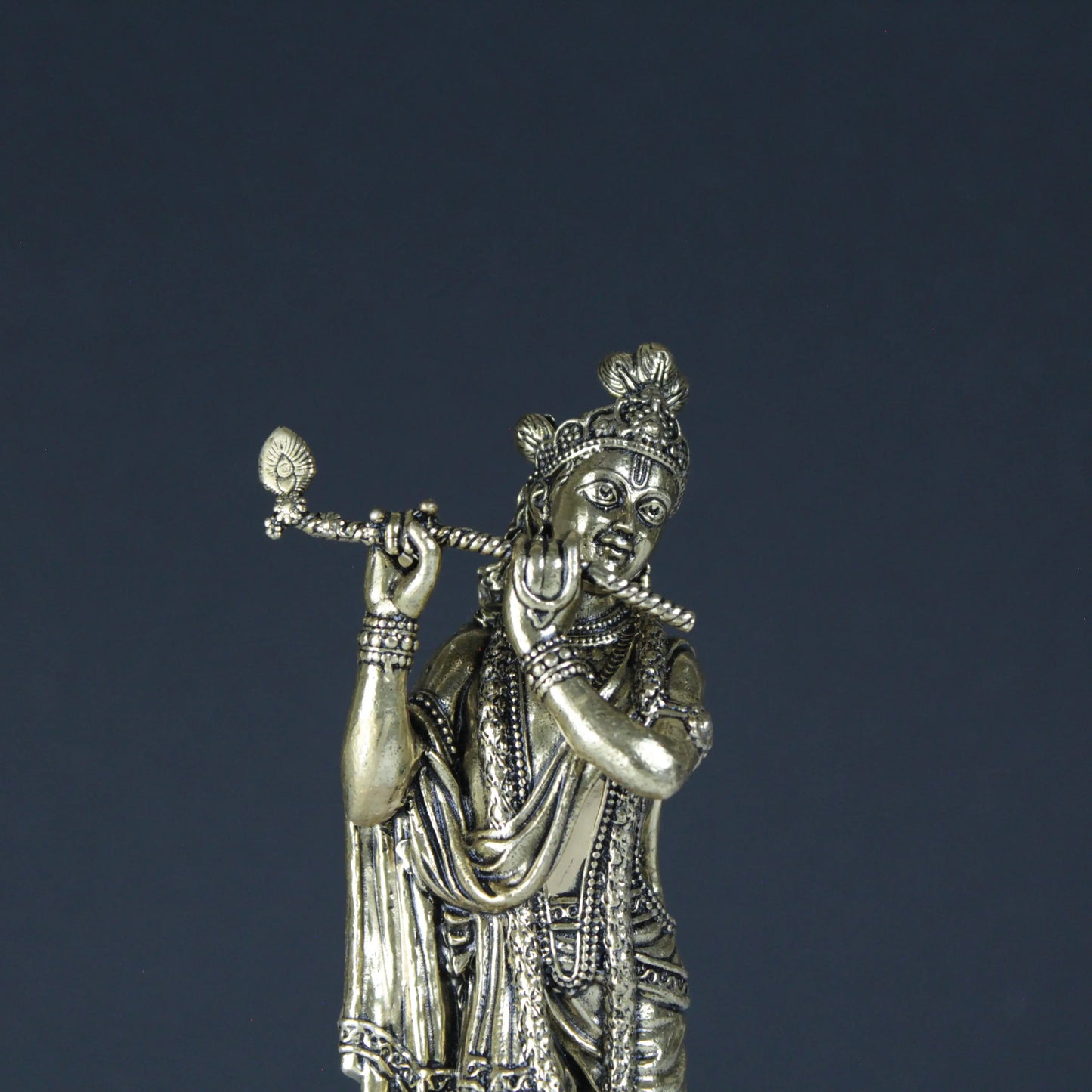 Handcrafted Brass Krishna Idol
